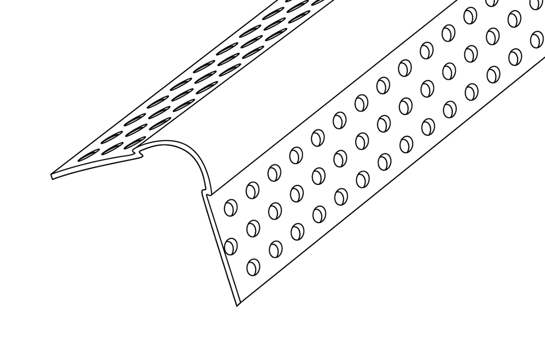 10mm Bullnose 90º External Corner Bead Trim-Tex