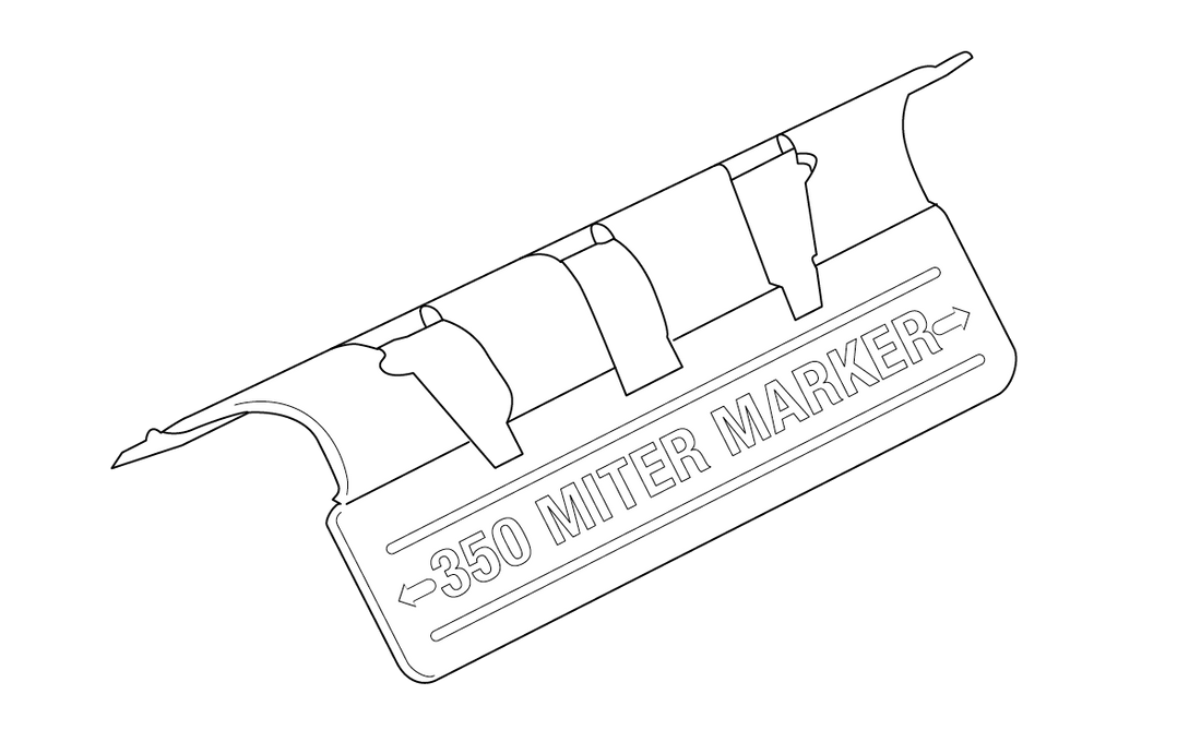 10mm Bullnose Mitre Marker Trim-Tex