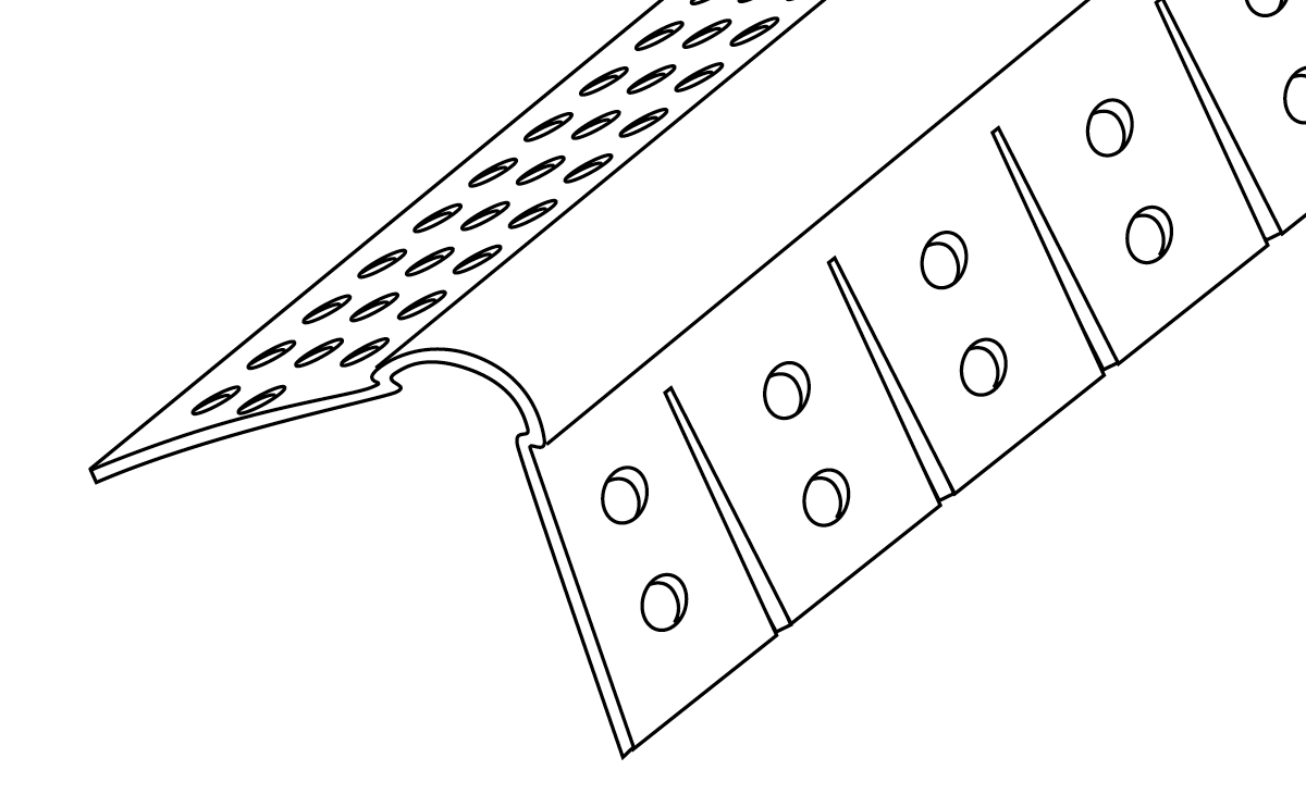 10mm Bullnose Archway Corner Bead 3.0 Trim-Tex (25pc)