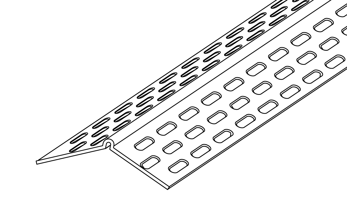 135º Splayed Corner Bead Trim-Tex (70pc)