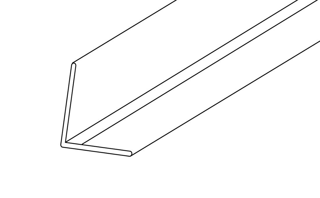 22mm Flex Grid Angle 2.4m Trim-Tex (63pc)