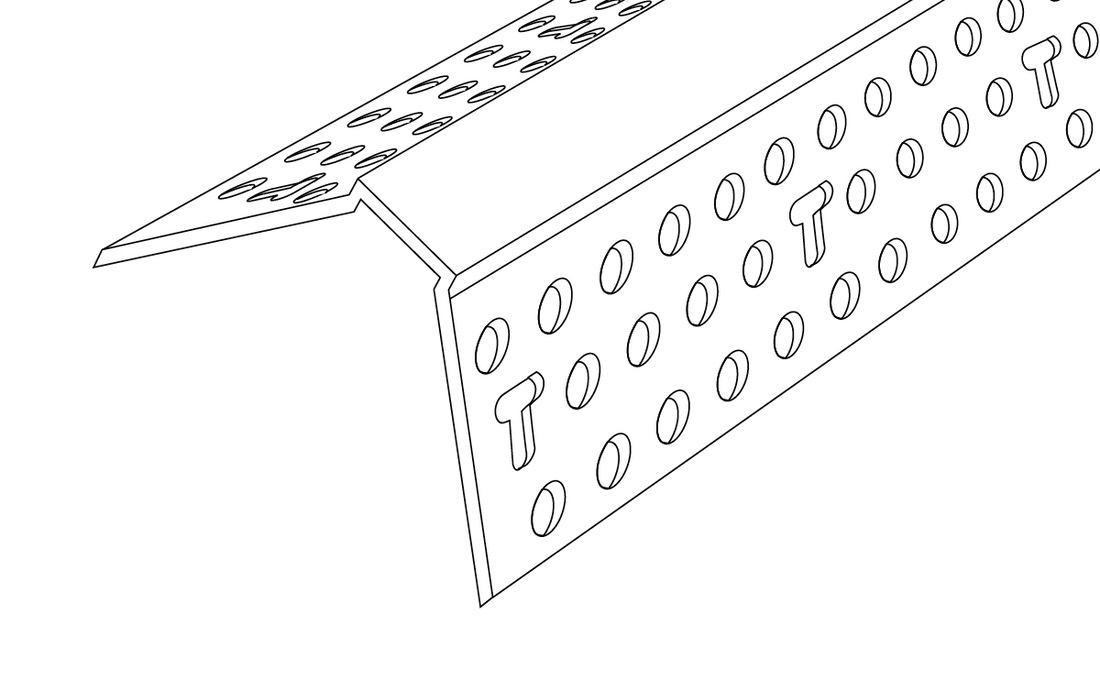 19mm Chamfer 90º Corner Bead 3.0 Trim-Tex (30pc)