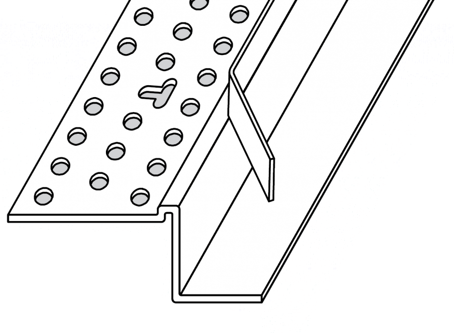 13mm x 13mm Shadow Bead Tear Away 3.0m Trim-Tex (25pc)