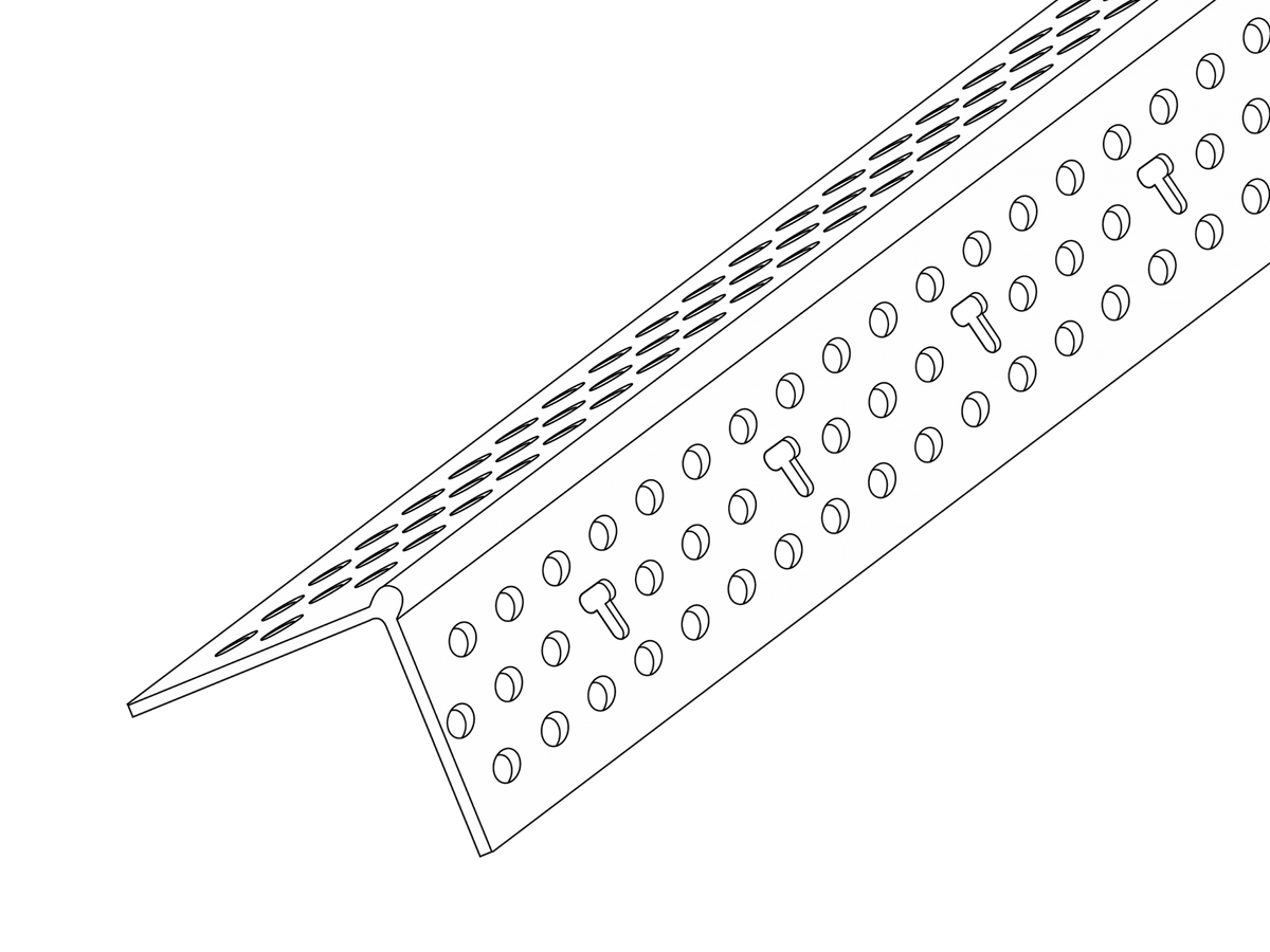 Slimline 90º Corner Bead Trim-Tex