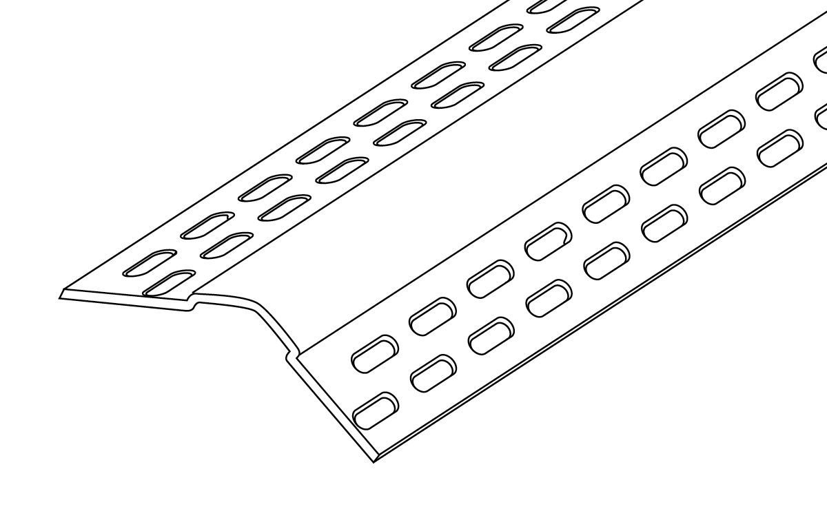 10mm Bullnose 135' Splayed (35pc) Trim-Tex
