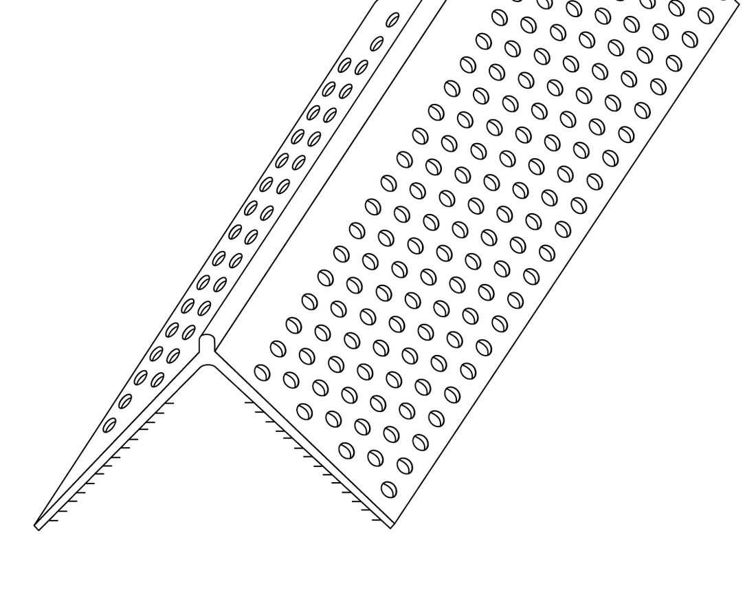 Mud Set Rigid Corner Bead 2.4m (50pc) Trim-Tex