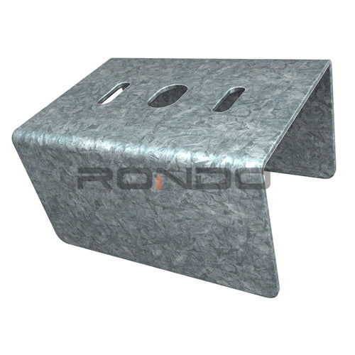 Rondo 70mm (w) x 35mm (h) Top Hat Cleat to suit 75mm face Top Hats - 1.90bmt