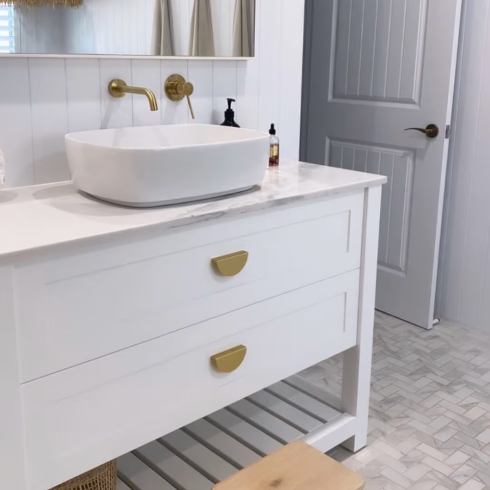 Tully Heads Carrara Matte Herringbone Tile