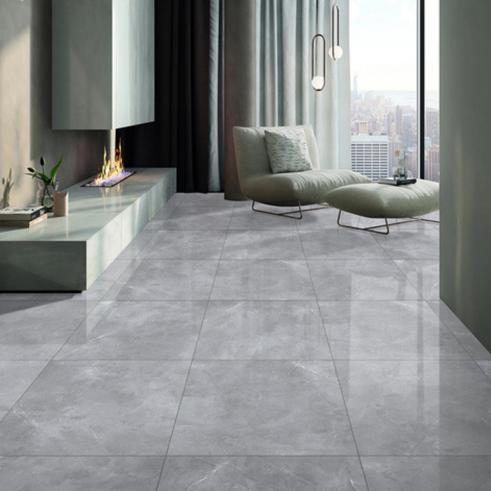 Quantum Dark Grey Polished Tile