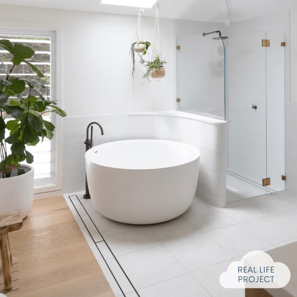 Paddington White Terrazzo Look Tile