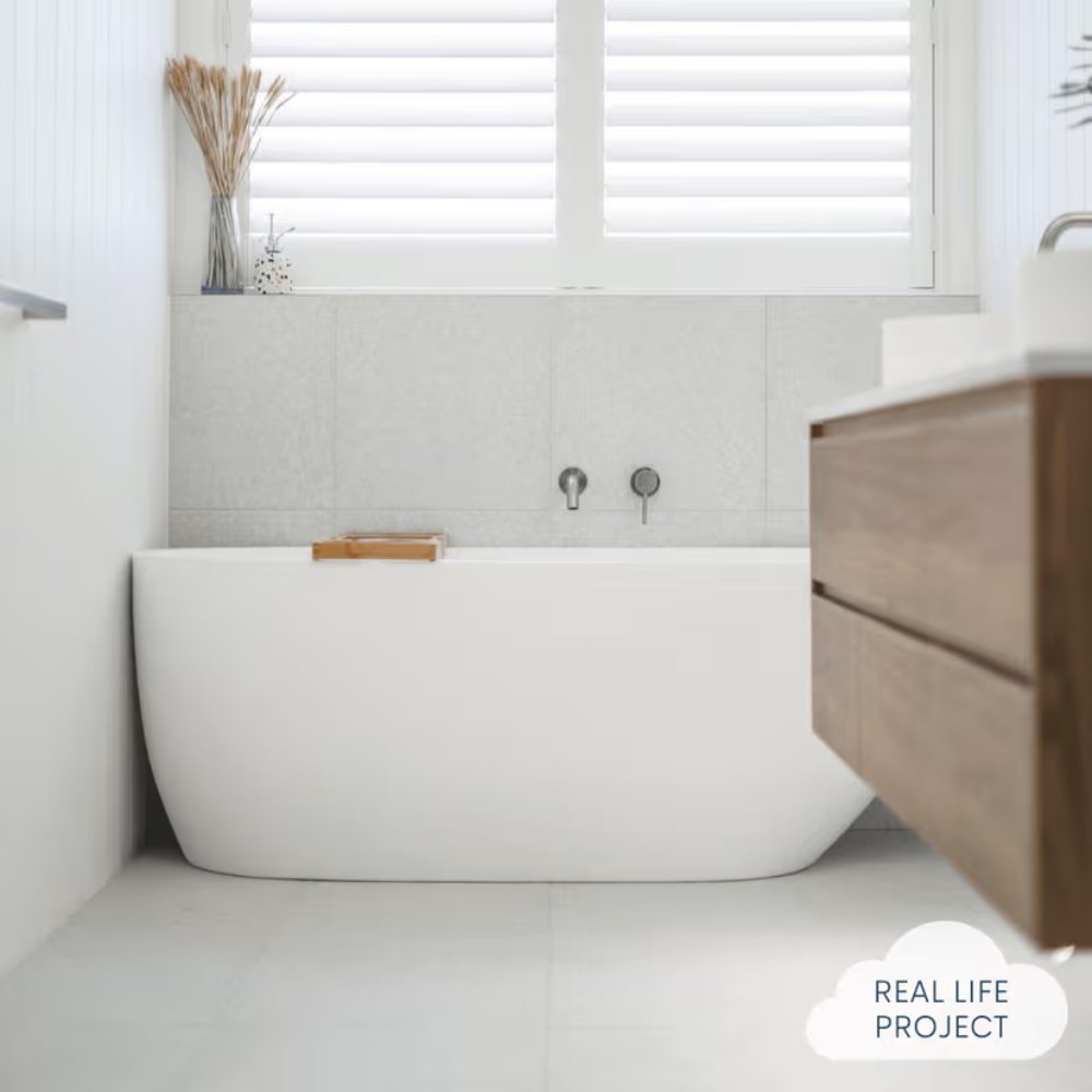 Paddington White Terrazzo Look Tile