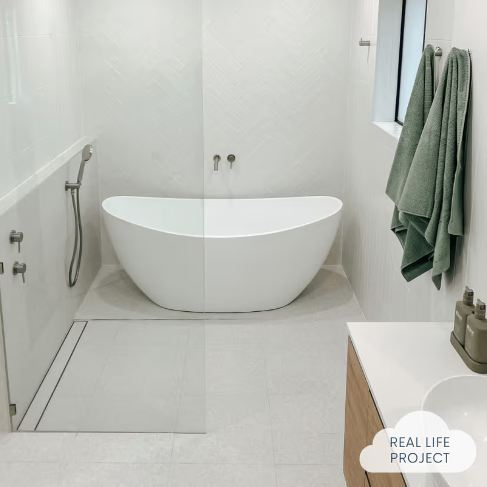 Paddington White Terrazzo Look Tile