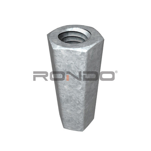 Rondo CERT-R-FIX® M8 x Hex M6/M8 Female Rod Coupler (Sold as Box QTY 500)