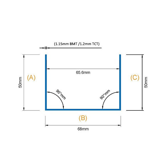 SPEEDPANEL® C-track 64mm – 55/68/55