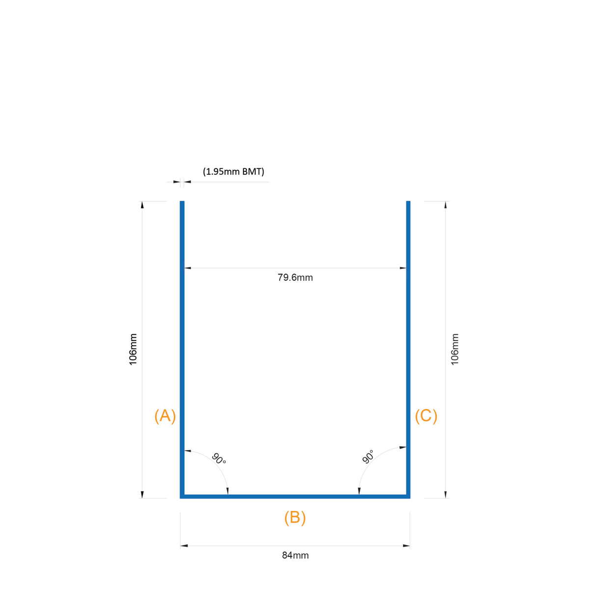 SPEEDPANEL® C-track 78mm – 55/82/55