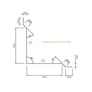 SPEEDPANEL® Flashing 78mm Z-Profile – 75/85/20