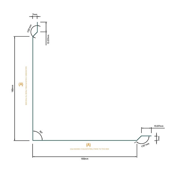 SPEEDPANEL® External Corner Flashing - 90 Degree – 160/160