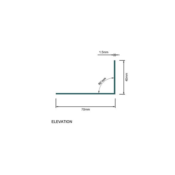 SPEEDPANEL® Aluminium Bracket – 70x40x50mm wide
