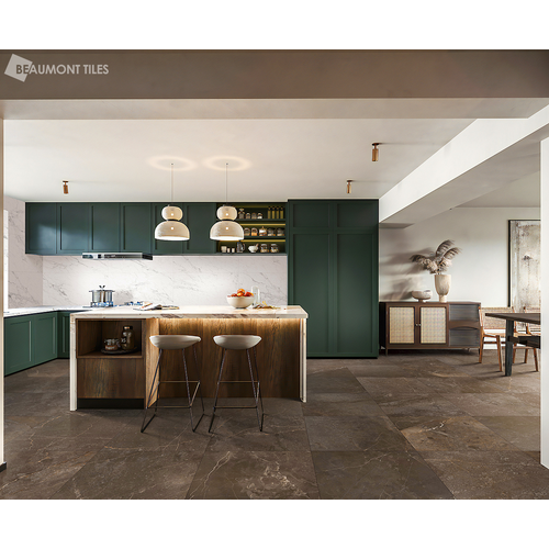 Terrane Marble Brown HiLite Textured Tile