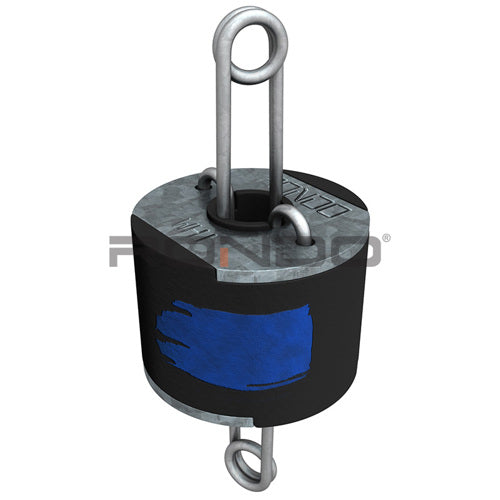 Rondo Acoustic Isolation Hanger - Blue - 20A Duro Rating