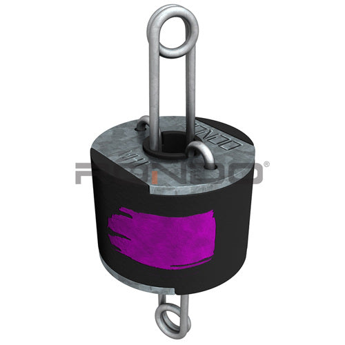 Rondo Acoustic Isolation Hanger - Pink - 40A Duro Rating